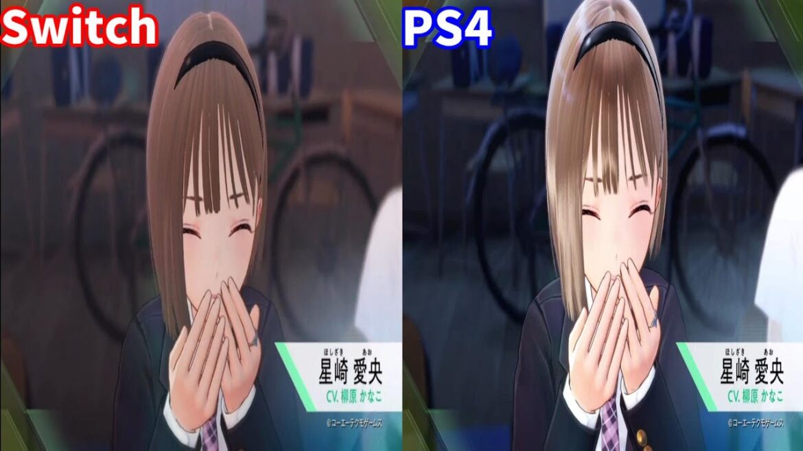 【ブルーリフレクション帝】ロード時間＆画質比較【BLUE REFLECTION TIE SECOND LIGHT】