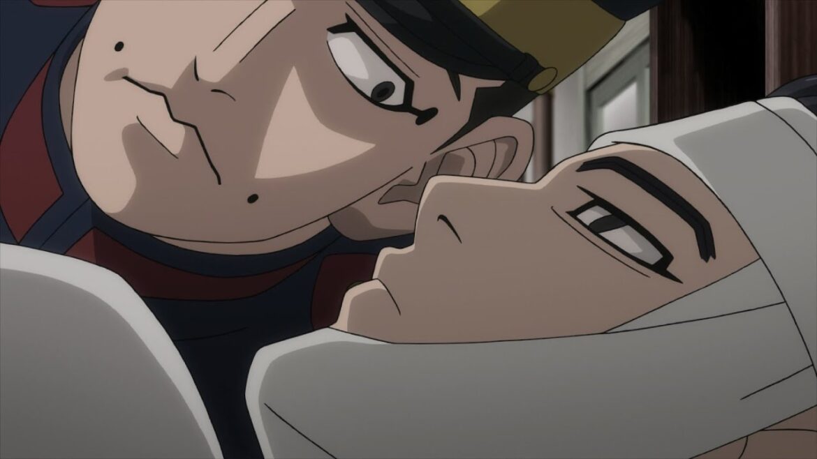 Golden Kamuy - Ogata and Usami in the hospital