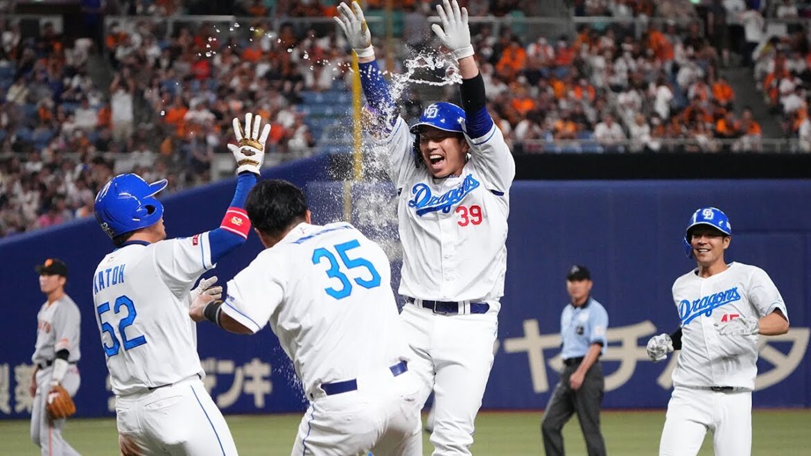 8/16 巨人戦 ヒーロー＆監督インタビュー 宇佐見選手・立浪監督