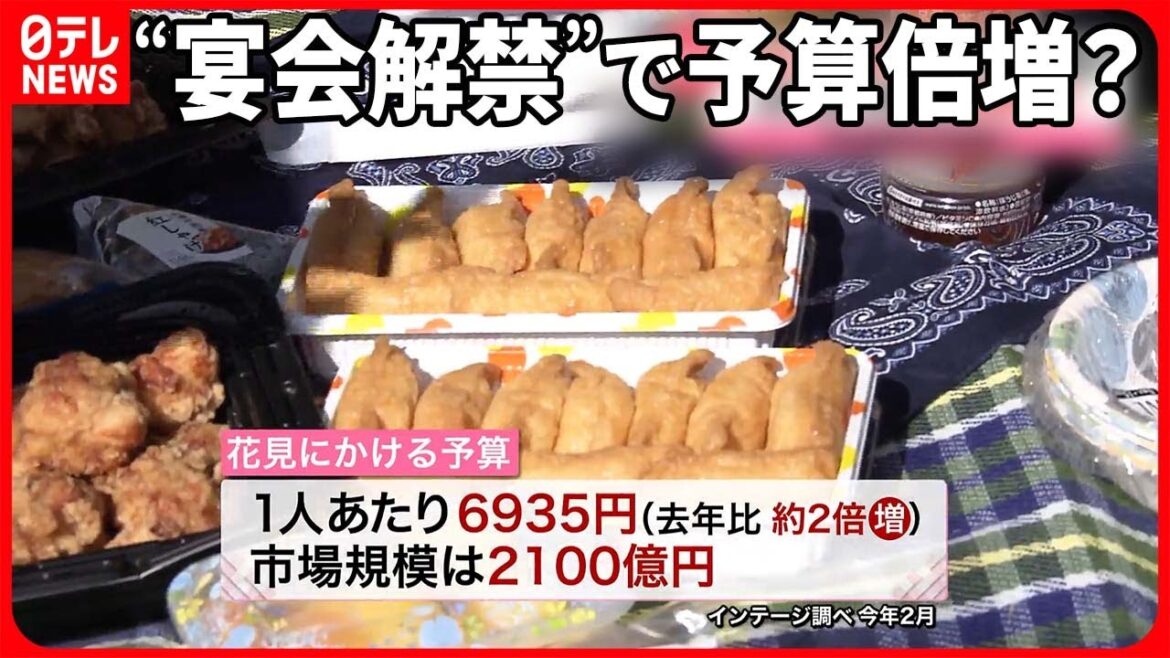 【お花見】東京で桜開花  “宴会解禁”で予算は倍増?  お花見弁当は“高級化” 【お花見】東京で桜開花  “宴会解禁”で予算は倍増?  お花見弁当は“高級化”