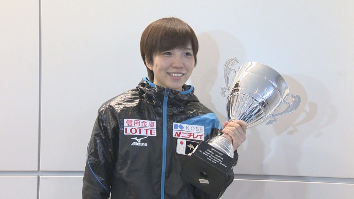 「まだまだ高み目指す」 スピード小平が帰国