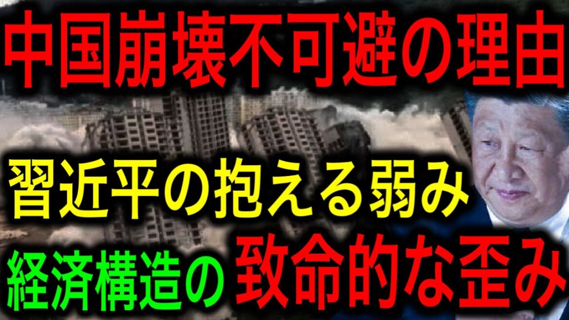 【中国完全崩壊】米国論文が中国の弱みを徹底暴露！習近平が抱える解決不可能の壁の存在！【JAPAN 凄い日本と世界のニュース】