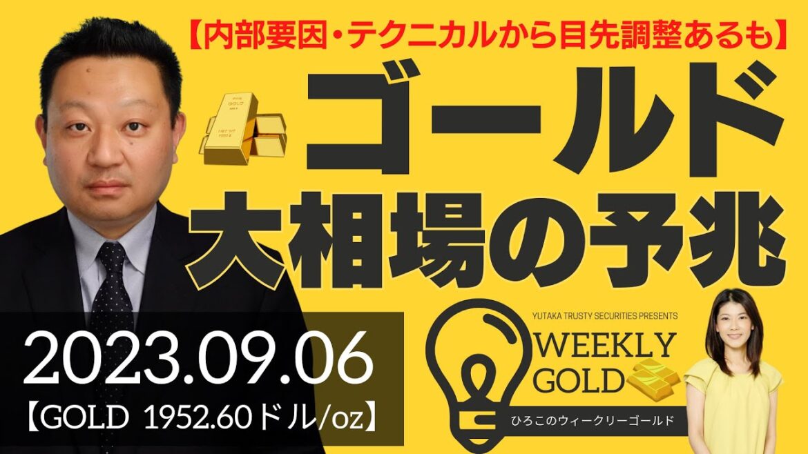 【内部要因・テクニカルから目先調整あるも】ゴールド大相場の予兆（Seahawk代表 成田博之さん） [ウィークリーゴールド]