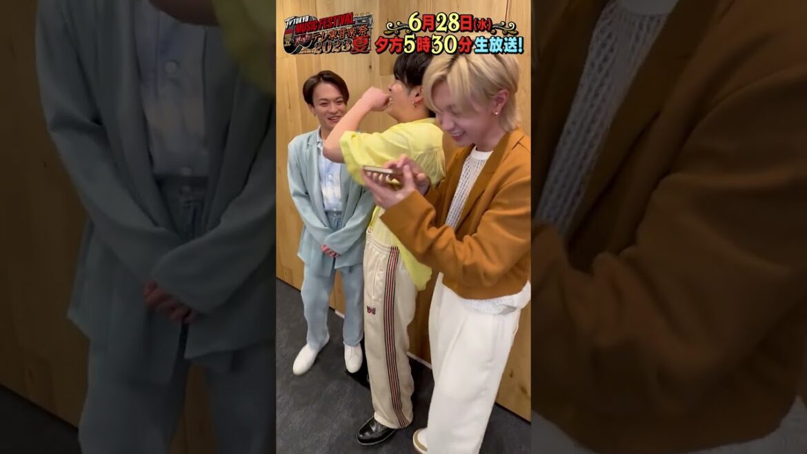 【放送まであと3日‼️】応援隊長Travis Japan逆再生告知にチャレンジ！【テレ東音楽祭2023夏】