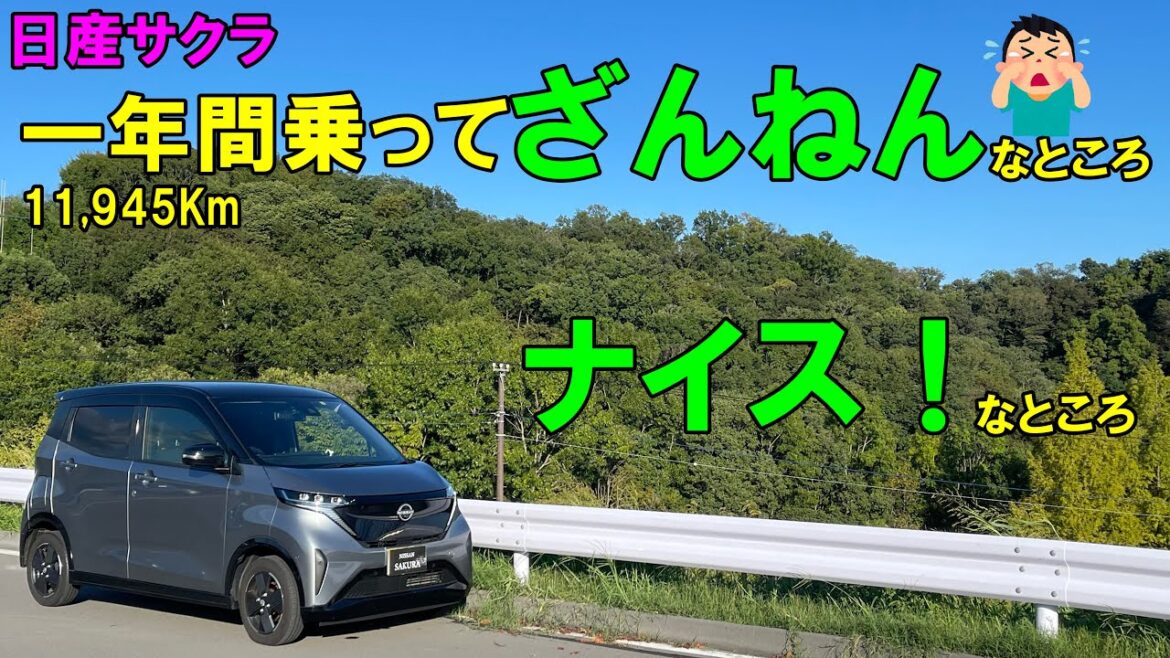 【日産サクラ】誰も、話ていない一年間乗って残念なところ＆ナイスなところ