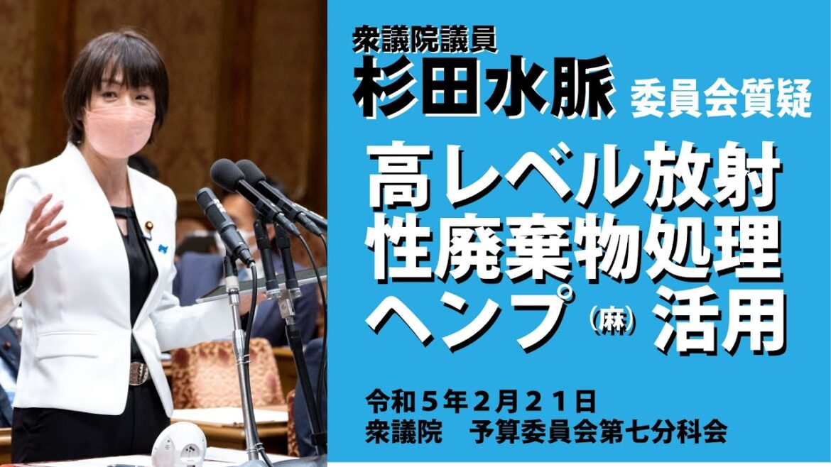 【杉田水脈】予算委員会第七分科会質問【令和5年2月21日】
