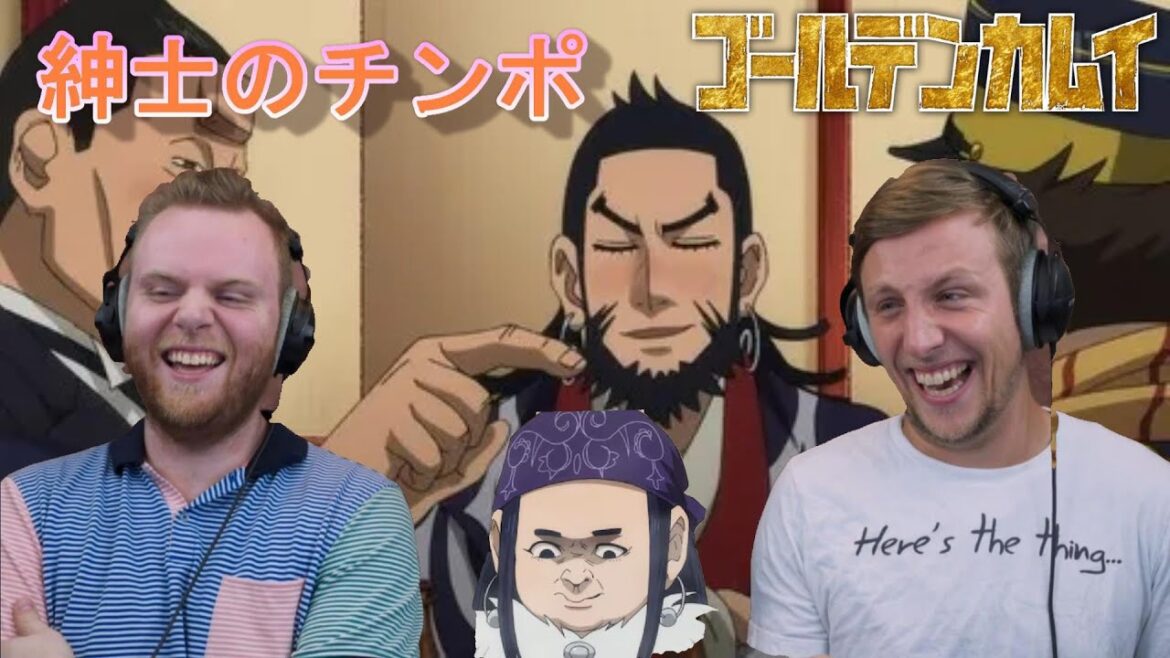 [ゴールデンカムイ 海外の反応 日本語字幕] チンポ講座に笑う兄弟