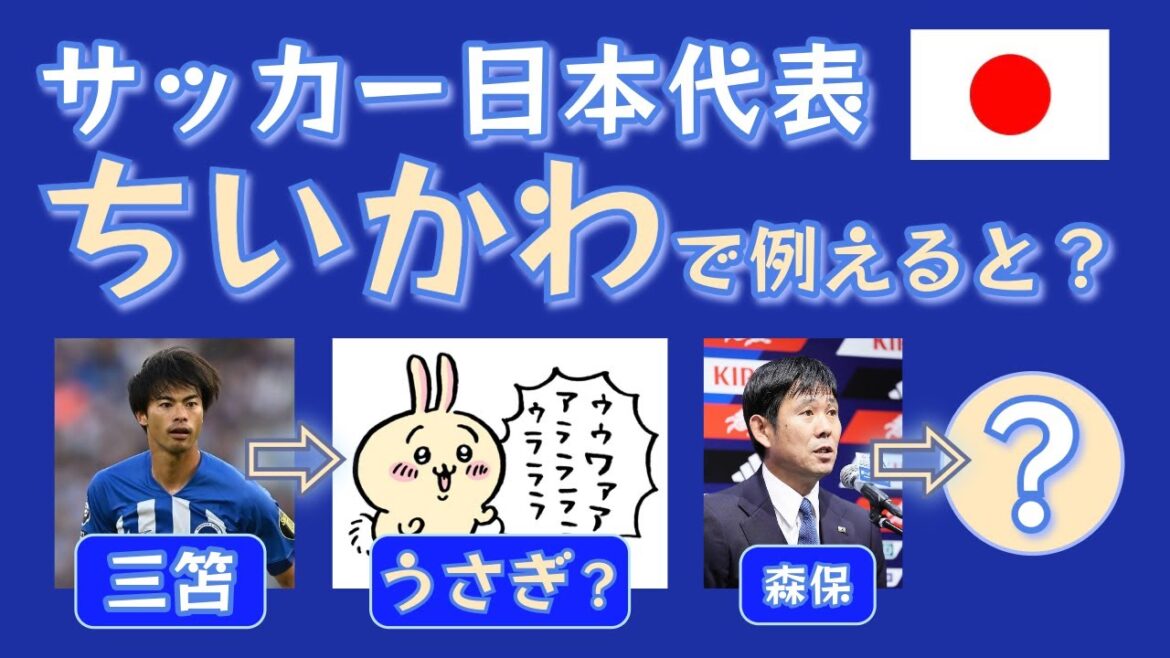 サッカー日本代表ちいかわで例えると？【ちいかわJAPAN】