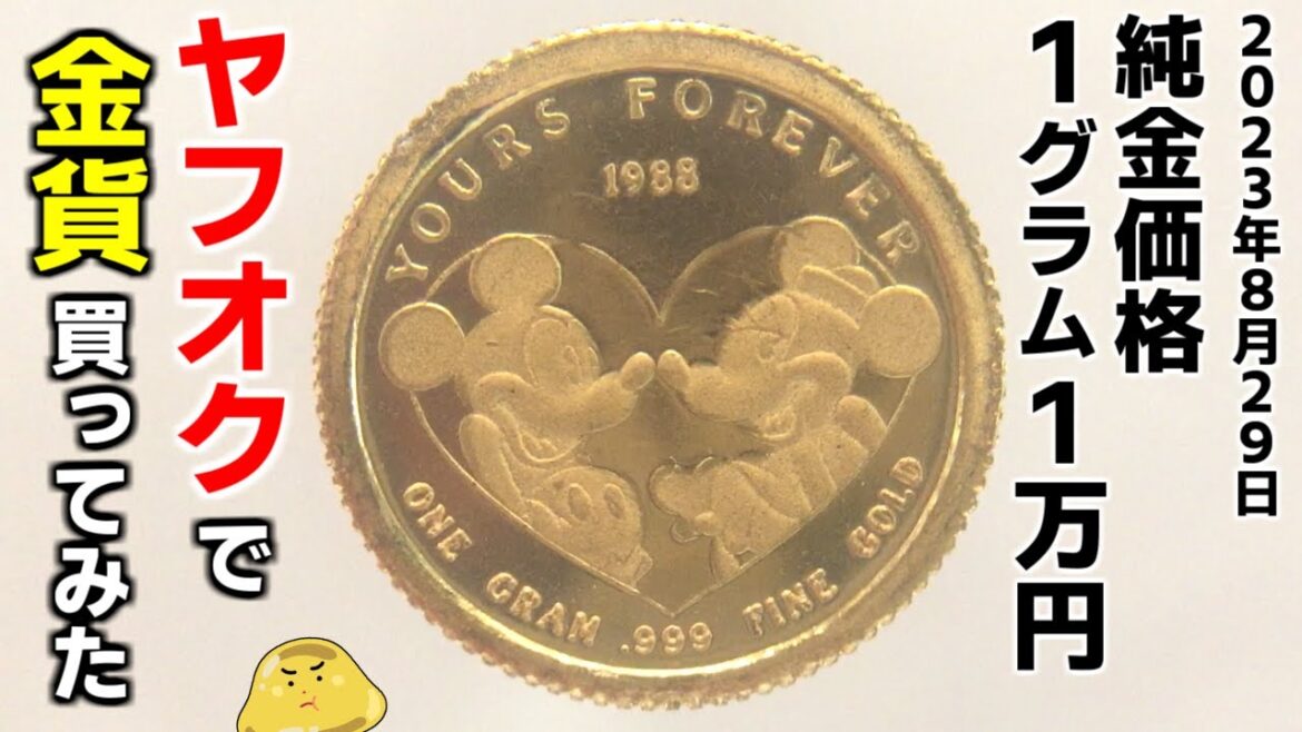 田中貴金属の金価格1グラム1万円！金貨をヤフオクで購入したらおトクすぎてヤバイ