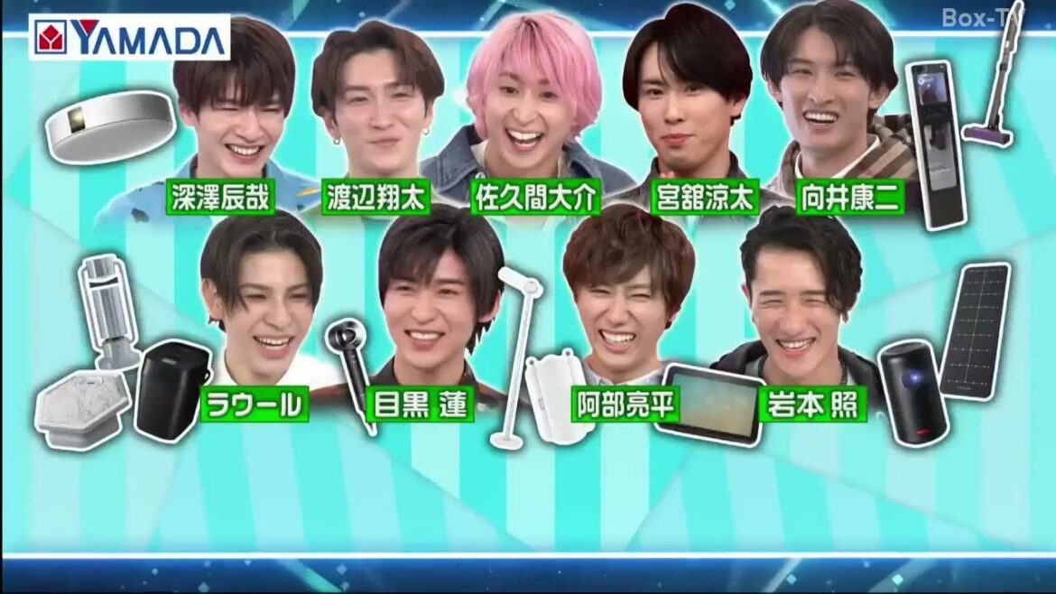 Snow Manが最新家電に大興奮。。Snow Manが最新スピーカーに大興奮!流れ出す嵐の曲でノリノリダンス! Snow Manが最新家電に大興奮。。Snow Manが最新スピーカーに大興奮!流れ出す嵐の曲でノリノリダンス!