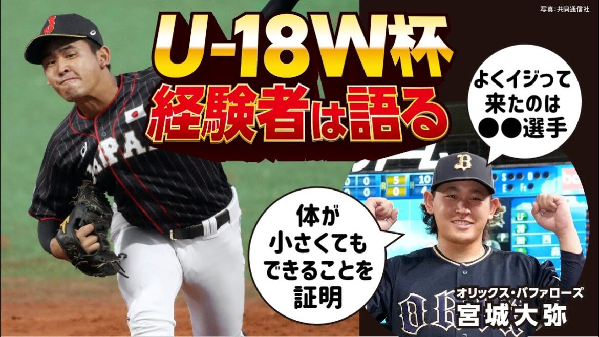 【オリックス･宮城大弥】アメリカ戦の三者連続三振が自信に／佐々木朗希と仲良くなったきっかけ／頭部死球…その時相手打者は？【U-18W杯経験者は語る②】