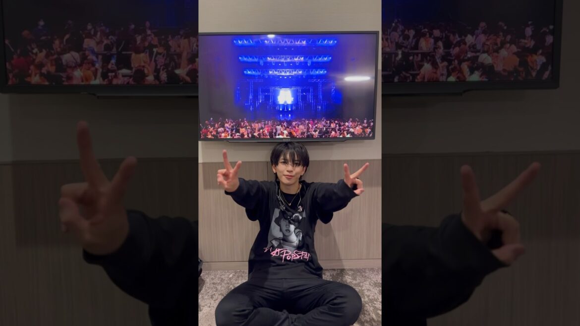 初Zepp！無事終わりました💓#ImAPopstarTour #Day1 #いわちの舞台裏 東京 9/6 #shorts #岩橋玄樹