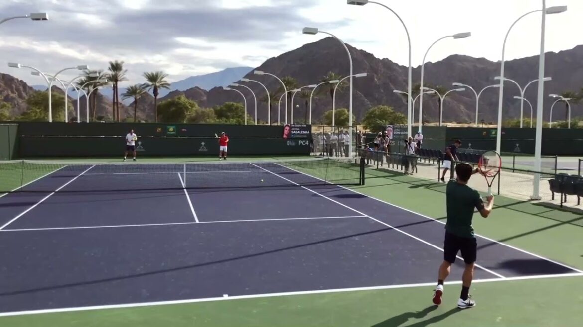 錦織圭の高い打点のフォアストローク（スロー）/ Kei Nishikori Hard Hit Forehand Slow Motion