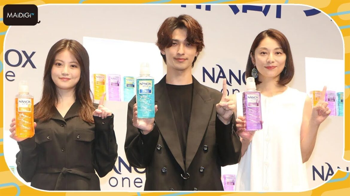 今田美桜、小池栄子のルンルンテクに感動　横浜流星はCMの“裏設定”に驚き　「NANOX one」新CM発表会
