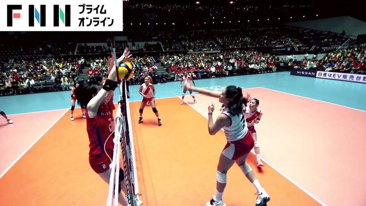 【スーパープレー映像】W杯バレー・林琴奈　「万能ミステリと言う勿れ」　W杯バレー・ペルー戦まとめ【パリ五輪予選】