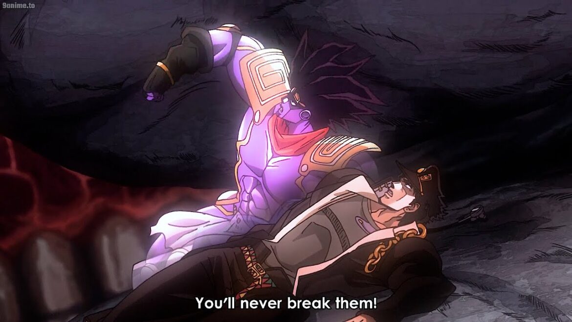 ジョジョ-Jotaro unleashes Star Platinum's power and smashes High Priestess's teeth,get to Egypt in time
