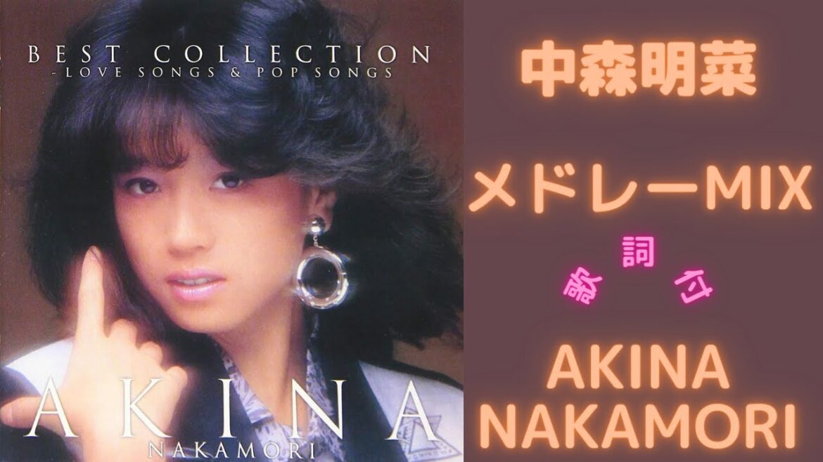 【歌詞付】中森明菜メドレーMIX★AKINA NAKAMORI 名曲★BEST【DJ MIX】