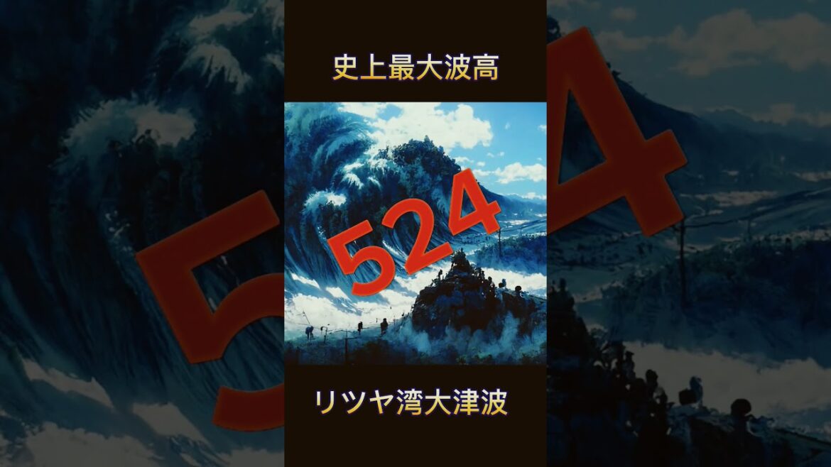 リツヤ湾大津波　#knowledge #雑学 #tsunami　#Lituyabay #viral #shorts