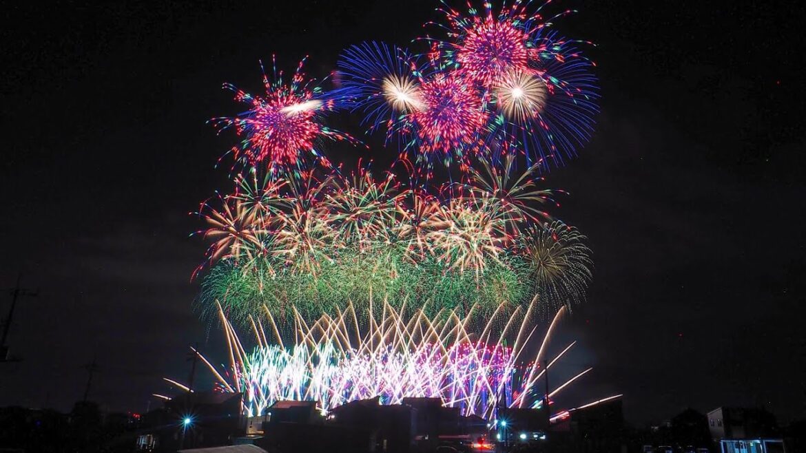2023うつのみや花火大会③　フィナーレ　栃木県宇都宮市