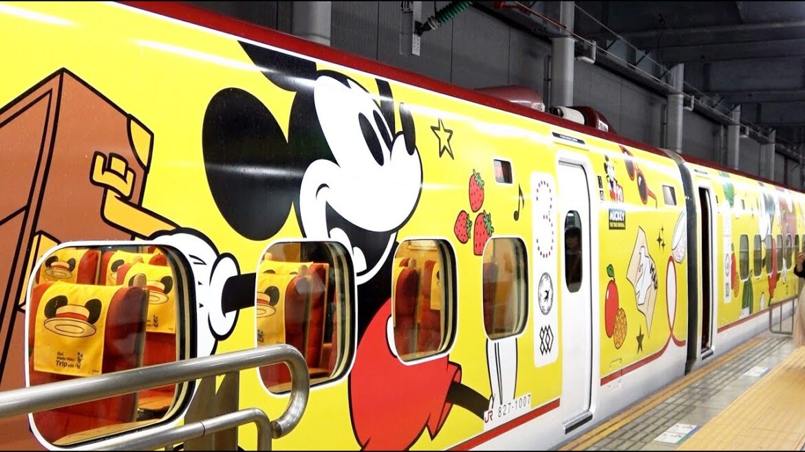 JR九州・ミッキーマウス新幹線が運行開始【1905ハワイ2】小倉駅→久留米駅 5/18-01