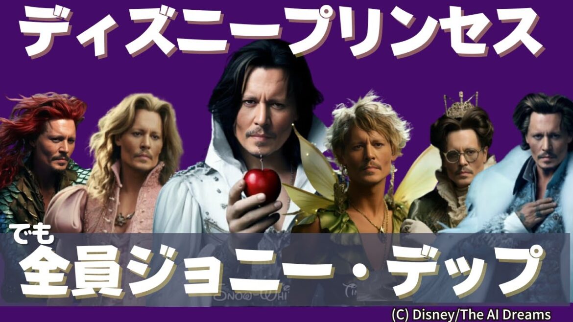 【朗報?】ジョニー・デップがレイチェル・ゼグラーの実写版『白雪姫』の代役を務め、"醒めた混乱 "を救う??