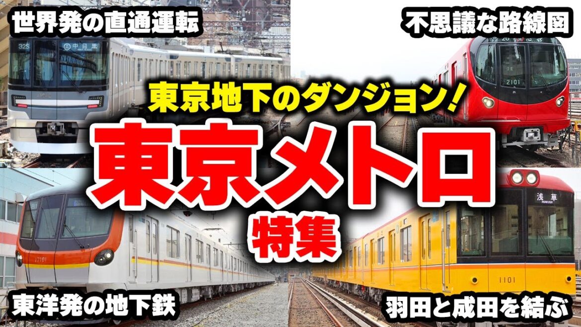 【総集編】東京地下のダンジョン！東京メトロ特集【ゆっくり解説】#鉄道 #電車 #ゆっくり解説