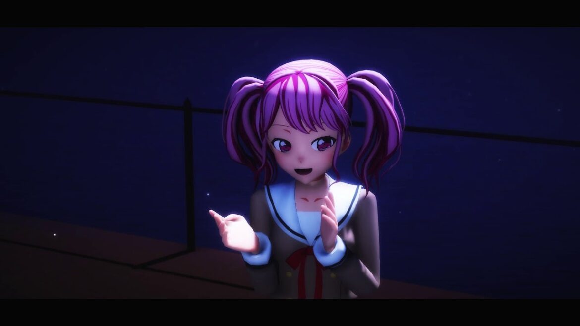 【MMDバンドリ】丸山彩『夜に駆ける』(Vo.前島亜美)【パスパレ】