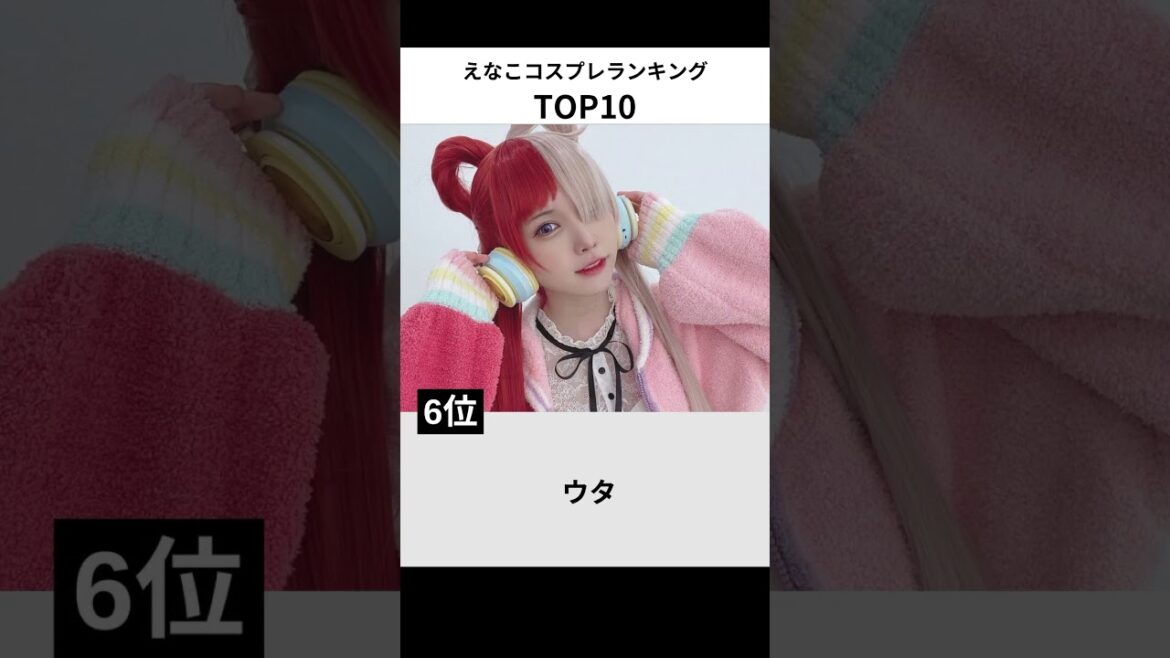 えなこコスプレ ランキングTOP10 #shorts