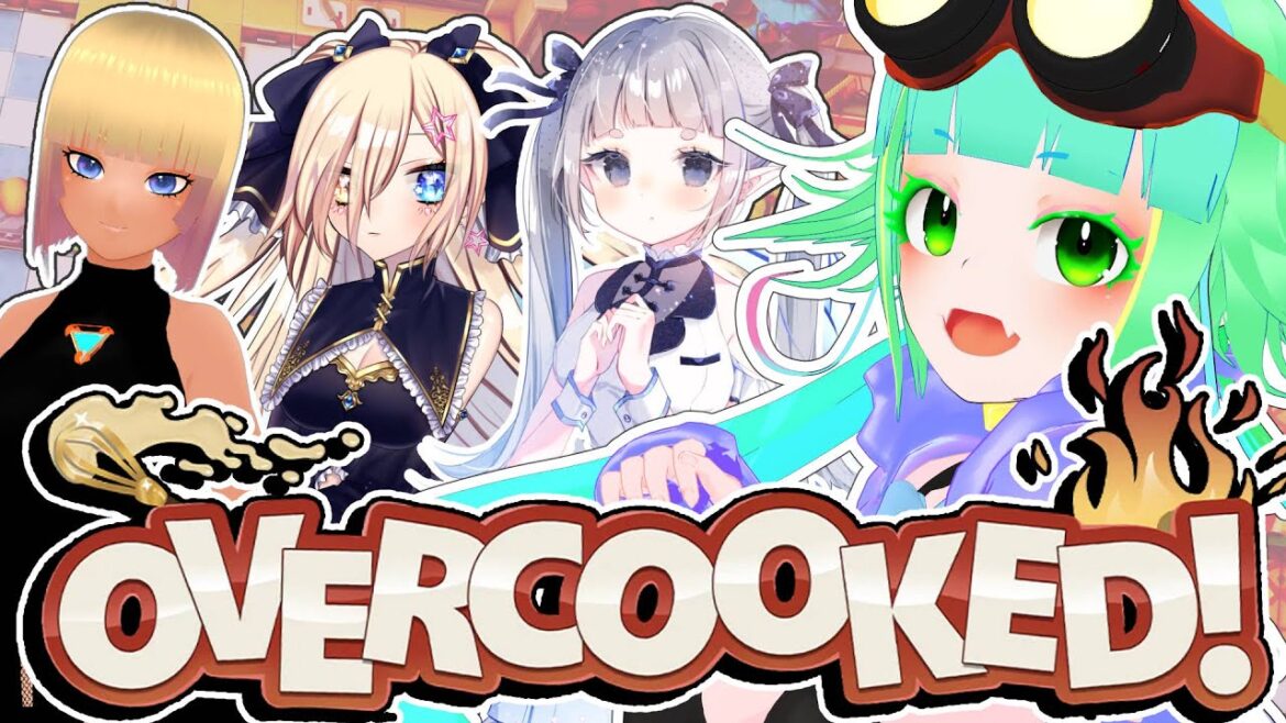 🍳オーバークック～料理人と呼ぶには憚られるウデマエ～/OverCooked/イトカワシルカ/湊ラギ/八重七瀬幽空ユイ/新人Vtuber/ゲーム配信