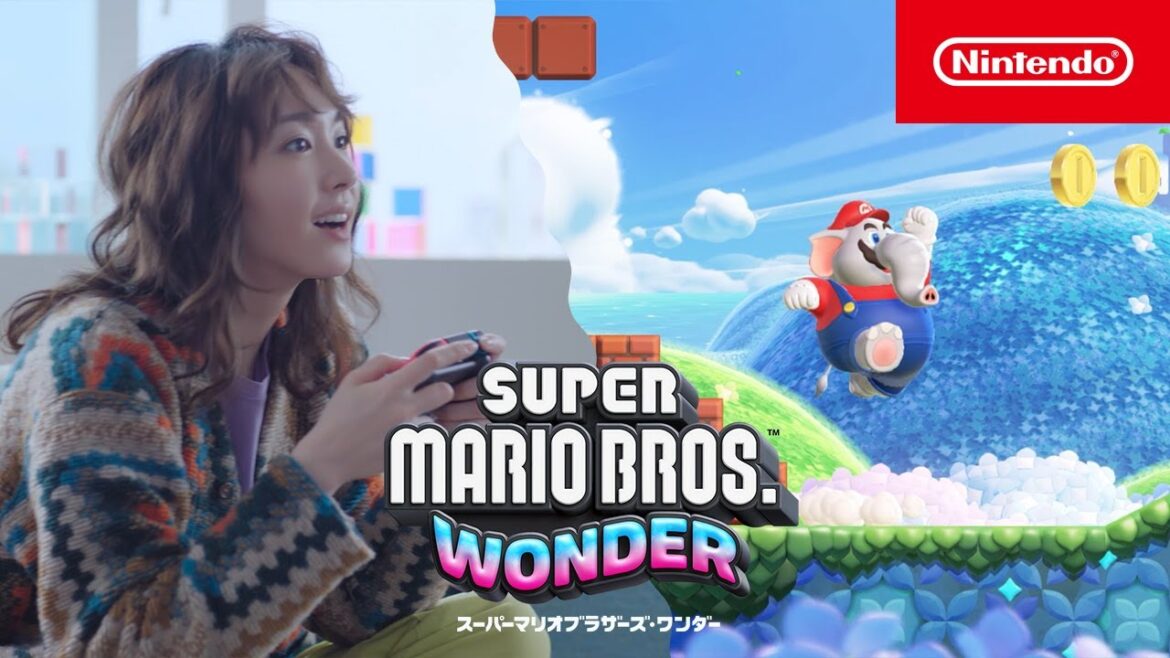 スーパーマリオブラザーズ ワンダー CM ひとりでプレイ篇