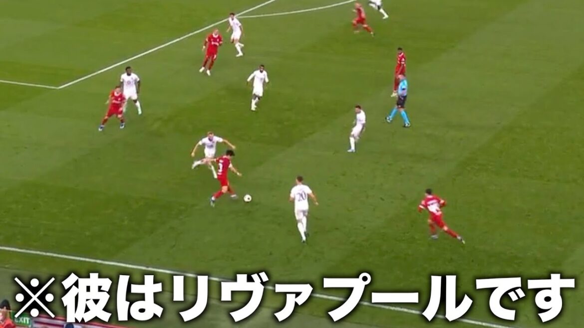 トゥールーズ戦でプレミアってレベルじゃないパスをする遠藤航