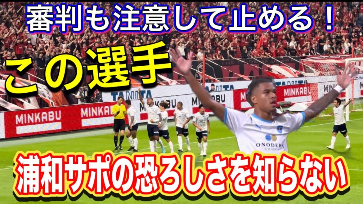 審判も察知して止める！浦和サポの恐ろしさを知らないで刺激した横浜FCのスケット外国人＃shorts 明治安田生命Ｊ１リーグ 浦和レッズDAZN ハイライト サッカー日本代表 サポーター チャントAFC