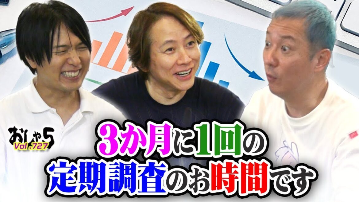 小野坂昌也・置鮎龍太郎・神谷浩史。3か月に１回の定期調査のお時間です