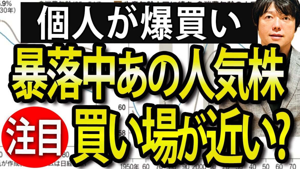 暴落が続くなか個人投資家の人気集まる日本株4銘柄