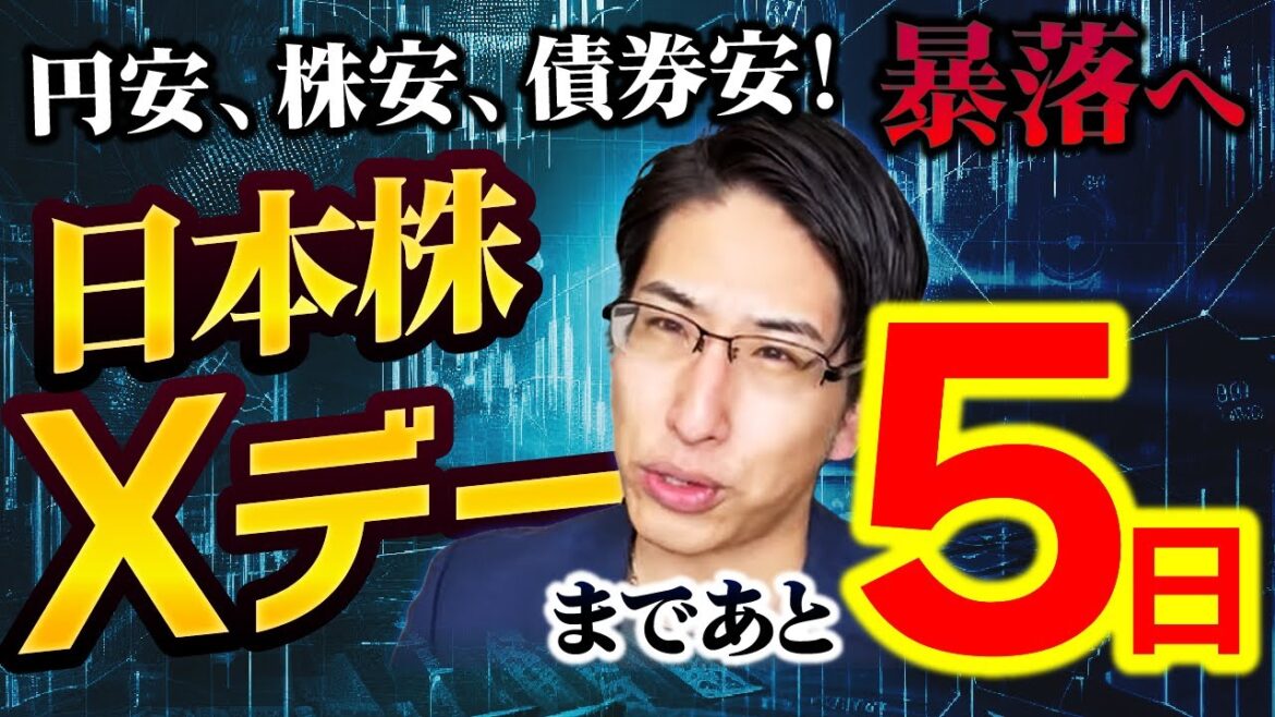 株安、通貨安、債券安のトリプル安。日本株のXデーはあと５日。