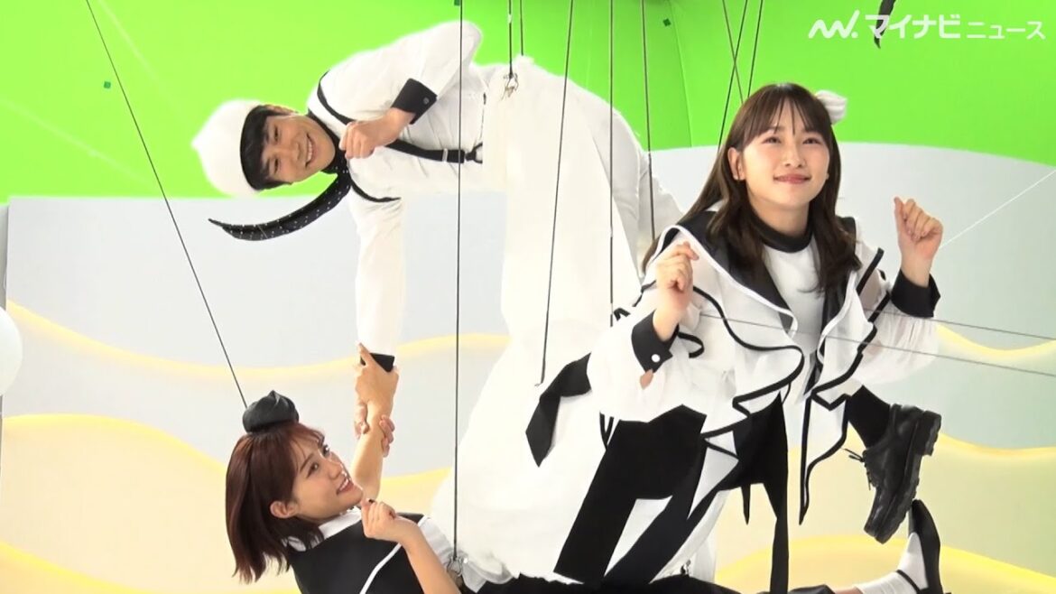 松山ケンイチ＆王林＆川栄李奈、仲良く宙吊りに！？王林の“幽体離脱エピソード”に2人が爆笑　ローソンウチカフェシリーズ新CM＆メイキング映像公開