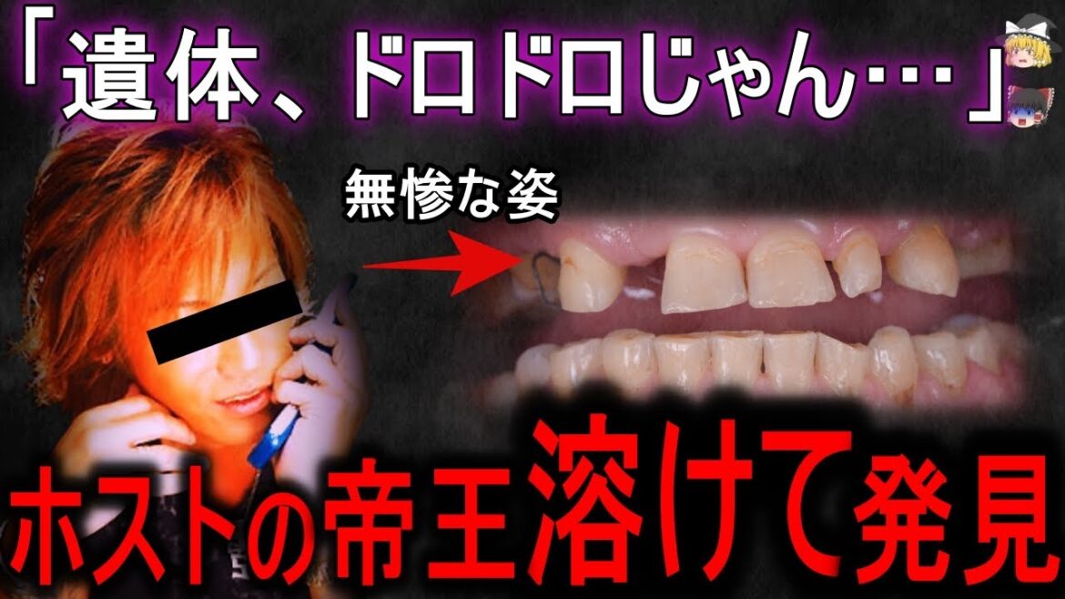 【ゆっくり解説】【怖っ】「ホストの帝王」が悲惨な姿で発見…/ホストクラブ史上最悪の事件がヤバすぎる！
