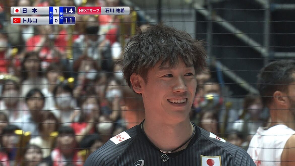 日本×トルコ 石川祐希 スーパープレー【FIVBパリ五輪予選／ワールドカップバレー2023】