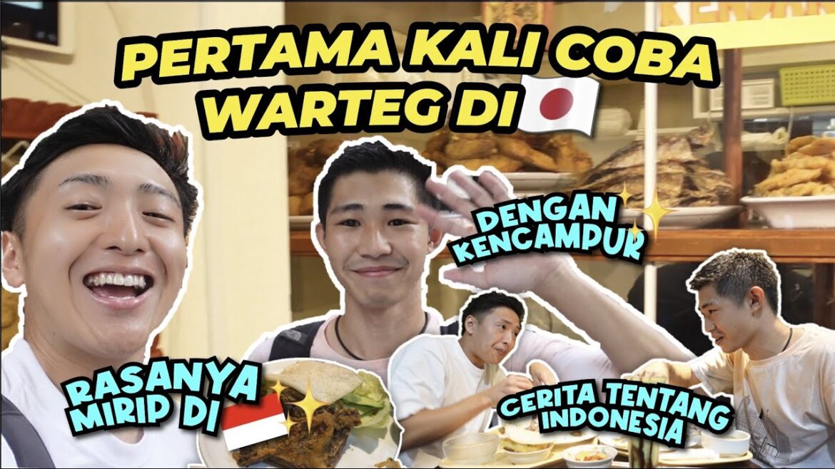KANGEN BGT😭PERTAMA KALI COBA MAKAN WARTEG DI JEPANG🇯🇵 SAMA KENCAMPUR