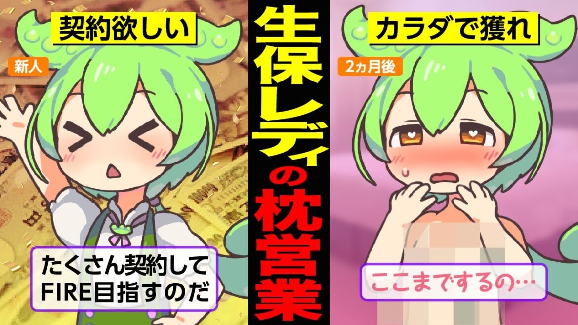 「枕営業はいや」生保レディになった結果【ゆっくり解説＆ずんだもん】