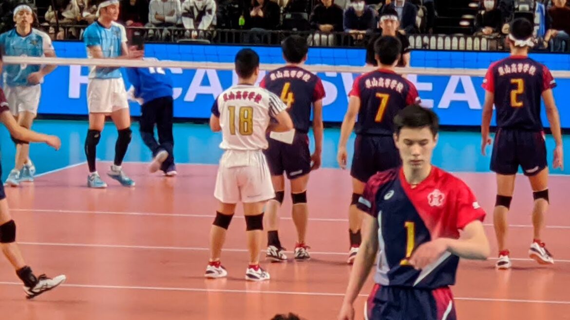 #高橋藍 #柳田歩輝 東山 vs 松本国際 第1セット 春の高校バレー2020男子準決勝 春高バレーボール