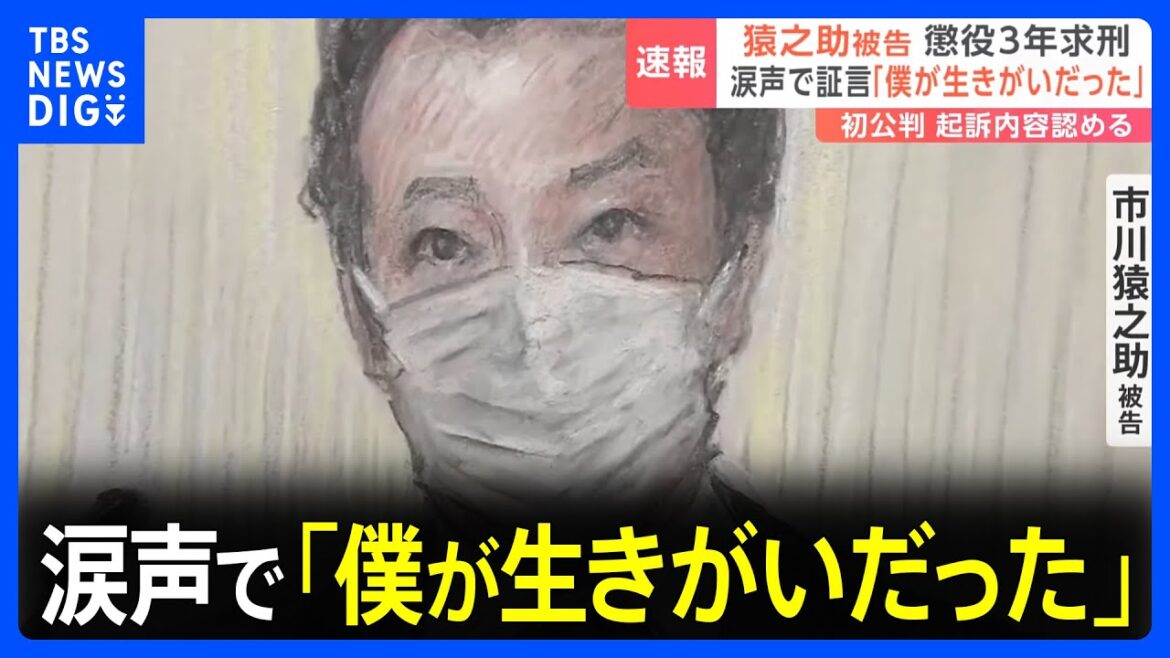 「僕が生きがいだった」市川猿之助被告が涙声で証言　初公判で起訴内容認める　判決は来月17日予定｜TBS NEWS DIG