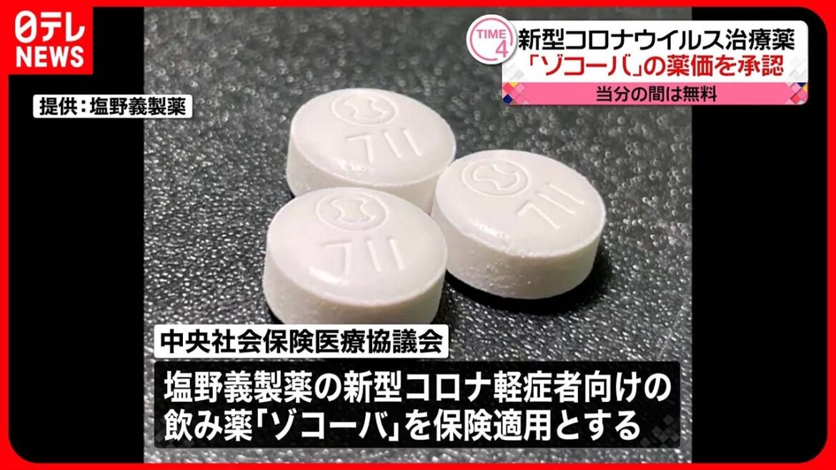 【新型コロナ】治療薬「ゾコーバ」1回の治療あたり約5万1850円の薬価で承認
