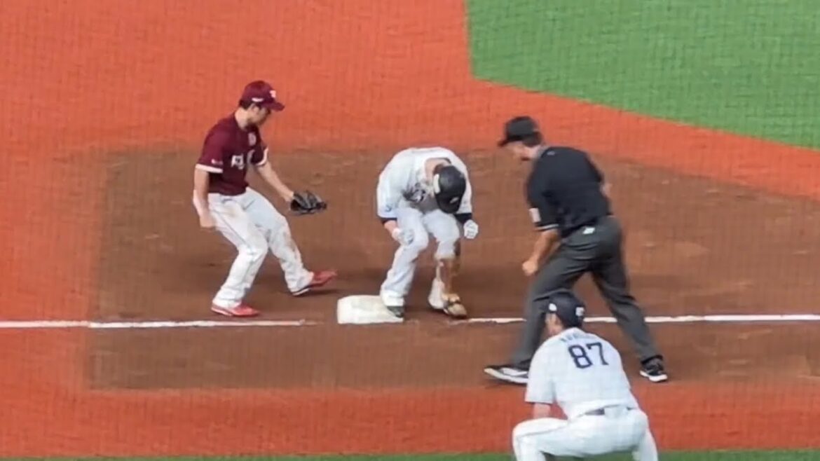 【決勝点】会心のガッツポーズ！ 佐藤龍世 逆転タイムリー3ベース！【西武vs楽天】2023/9/27