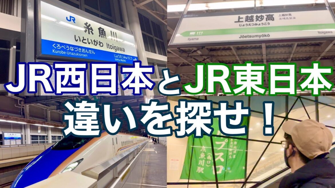 【短距離乗車】北陸新幹線に乗ってJR西日本とJR東日本の駅を比べてみた！ #味わおう地域の魅力