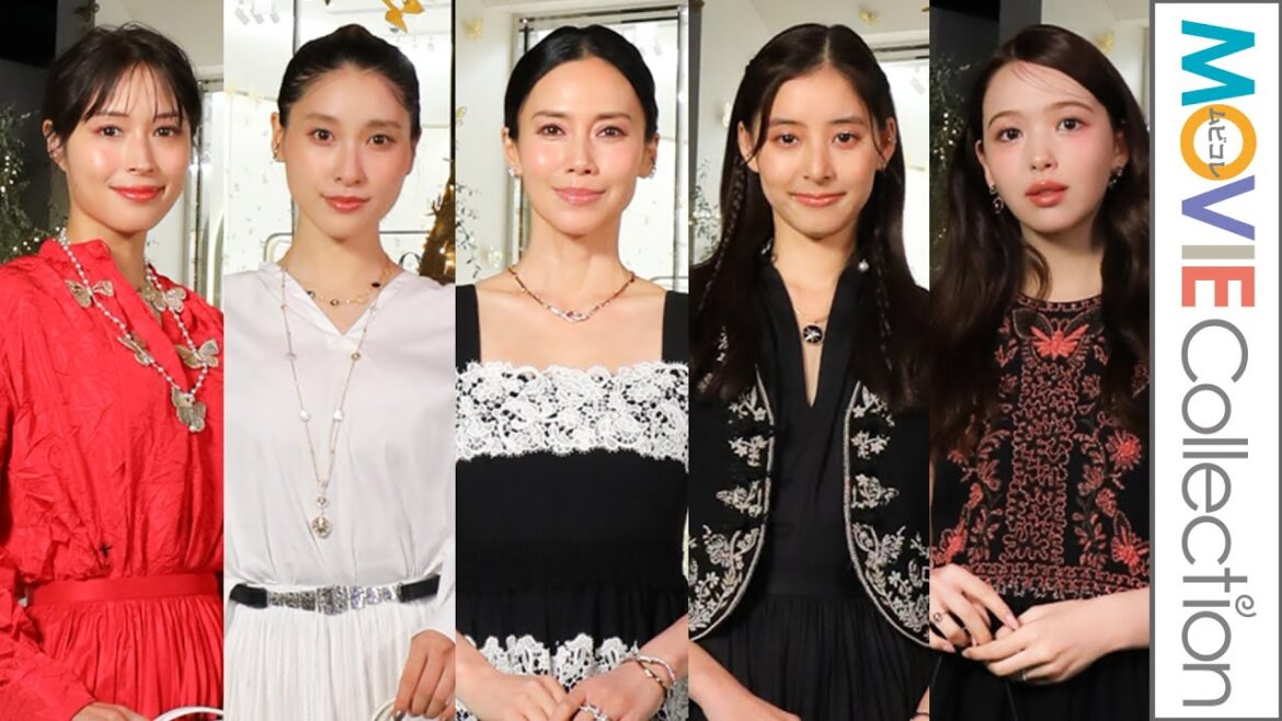 中谷美紀、新木優子、土屋太鳳、広瀬アリス、藤田ニコルらが美の競演！／ディオール ホリデー ポップアップ プレビュー