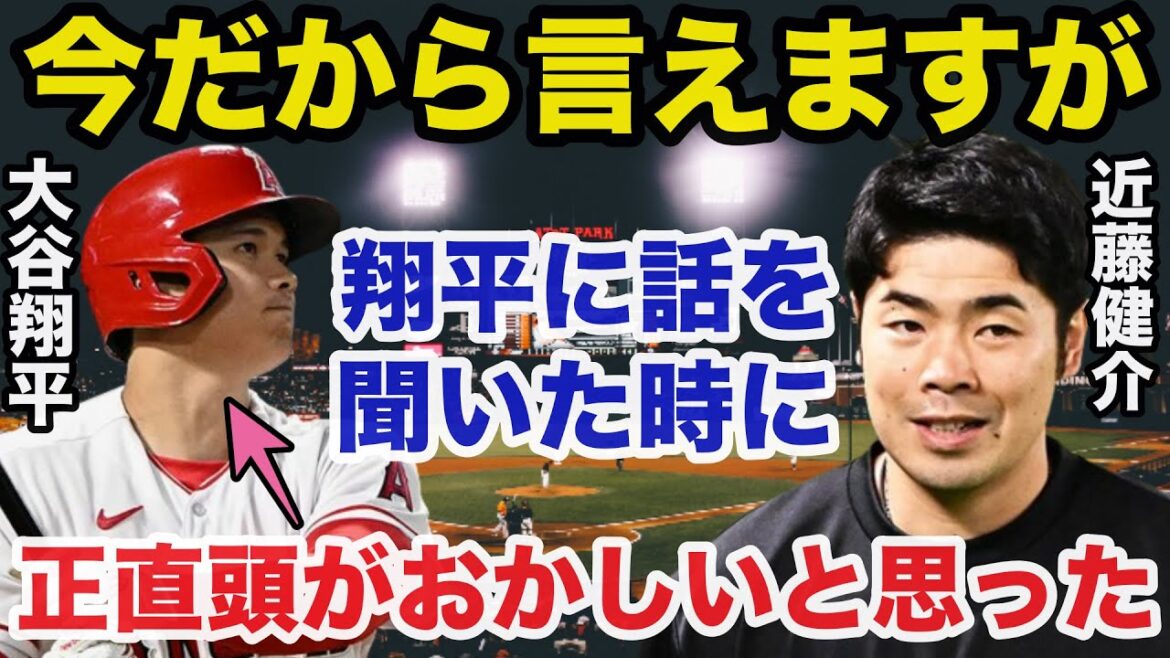 大谷翔平が天才と認めるソフトバンク近藤健介だけが知っていた大谷がホームラン王を取れた訳【プロ野球】