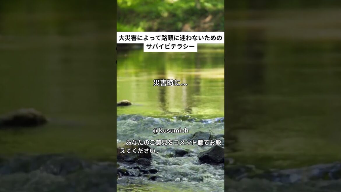 災害時に...＃shorts＃地震＃災害＃東南海トラフ巨大地震＃停電＃避難所＃防災＃減災＃サバイバル＃リテラシー＃サバイビテラシー＃Surviviteracy