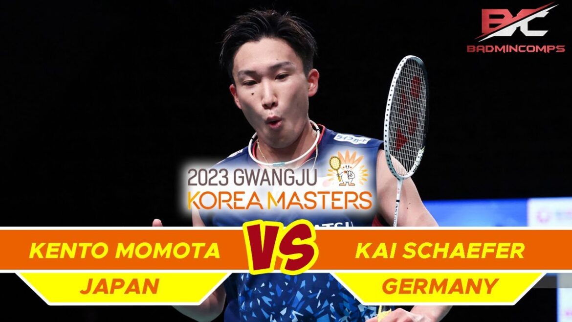 Kento Momota vs Kai Schaefer | Korea Masters 2023 | 桃田 賢斗 | 16