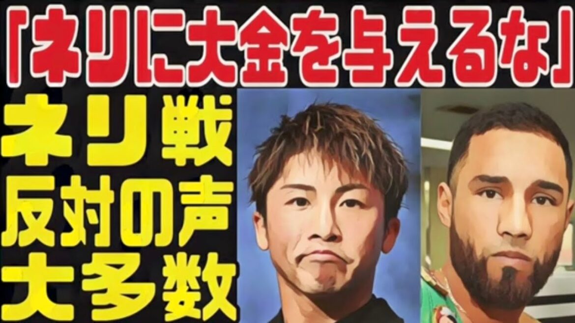 【反対の声多数】井上尚弥vsルイス・ネリ
